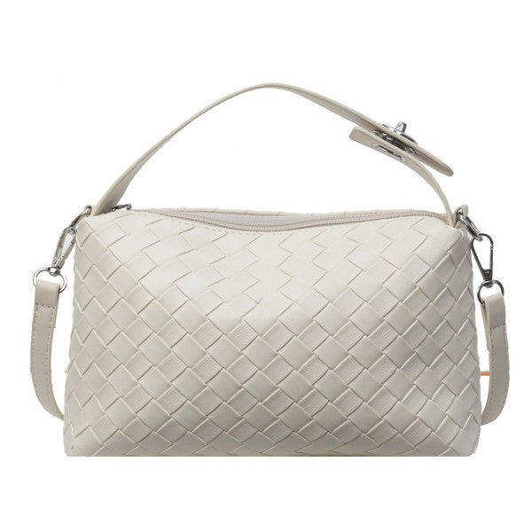 Mia Convertible Woven Crossbody Handbag