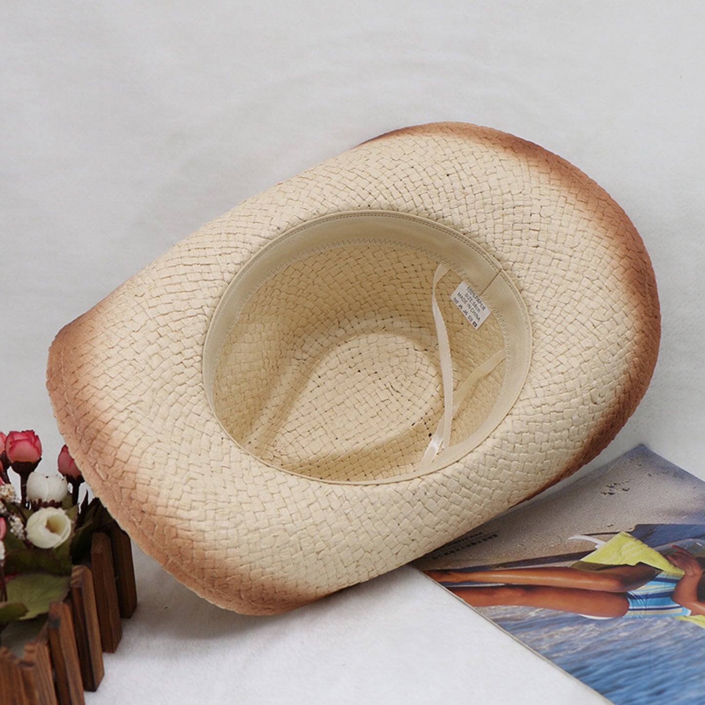 Papyrus Wide Brim Cowboy Hat